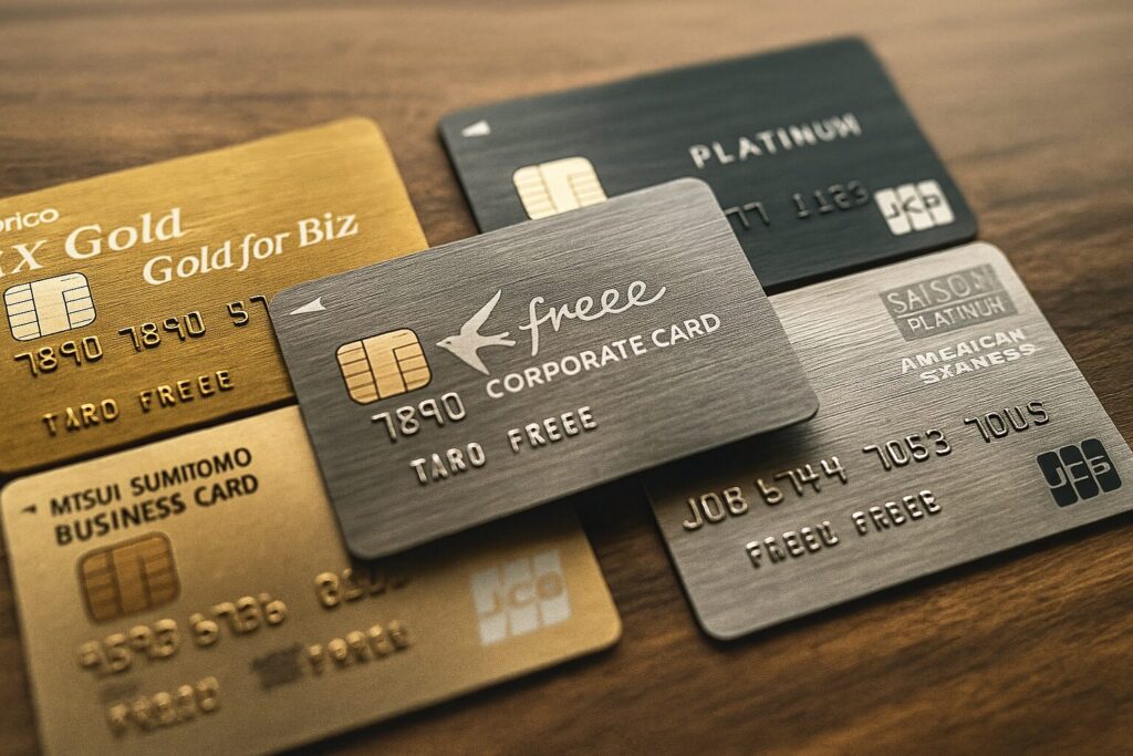 個人事業主に最適な法人カードベスト5｜コストと特典で徹底比較の解説アイキャッチ